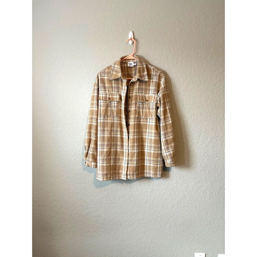 Princess Polly women's plaid flannel shacket Size 2 (oversized)